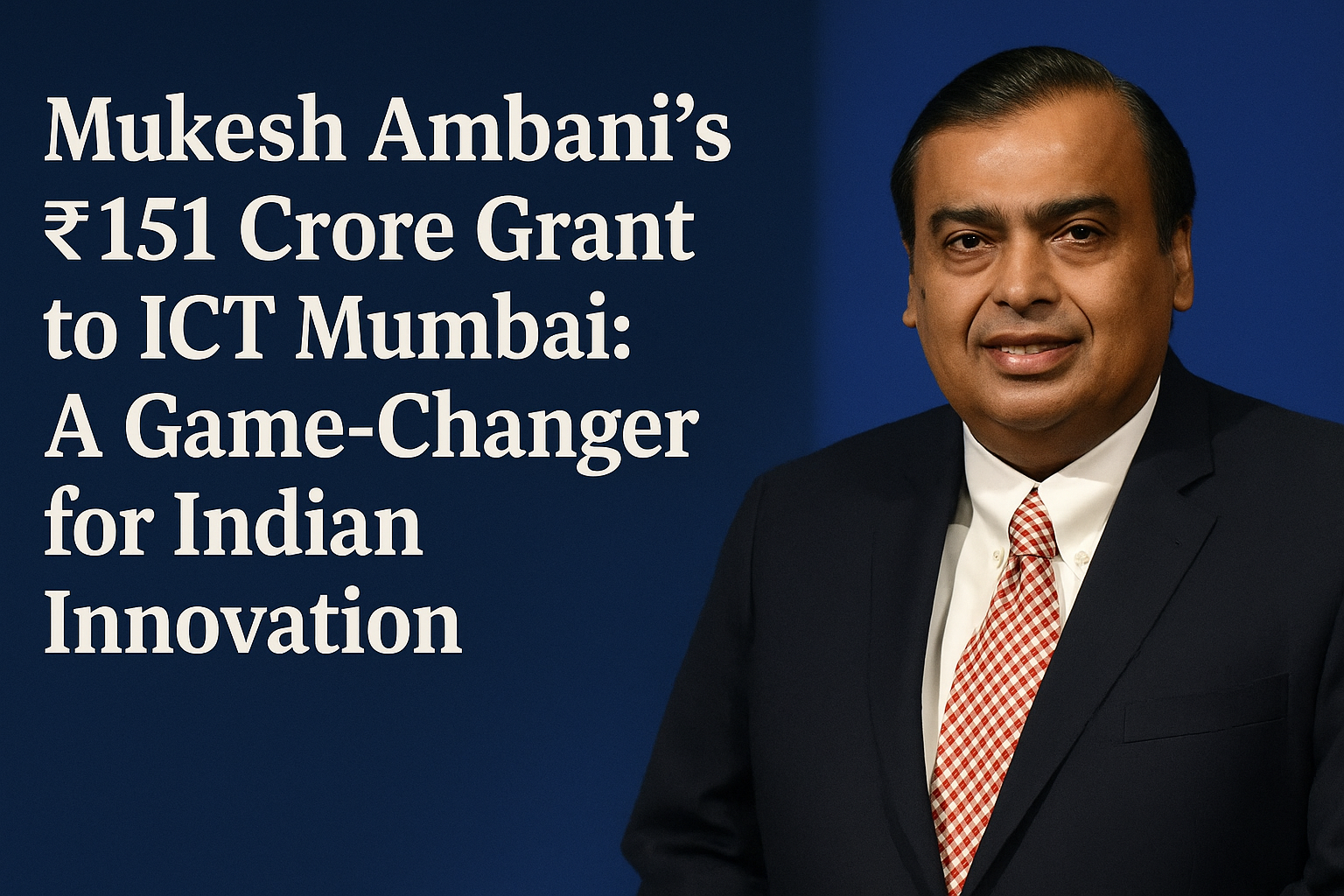 Mukesh Ambani, ICT, Mumbai